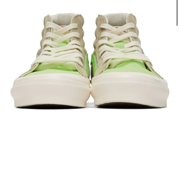 NWT Vans Green Suede OG 138 LX High Top Sneakers Men Size 10 US - Picture 2 of 6